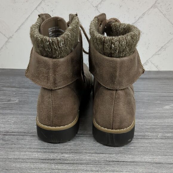 Cliffs White Mountain Boots Womens 8 M Pembroke Ankle Winter Brown Combat Boot - Picture 4 of 10